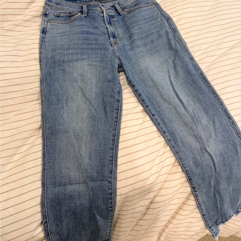 Los Angeles Apparel Straight-Leg Women’s Jeans - Light Blue Wash